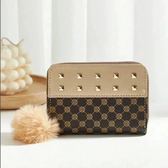 ⚠️Clearance Brown Apricot Fashion Wallet With Tassel - Picture 4 of 6